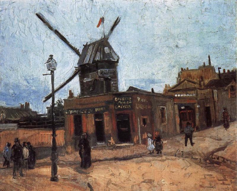 Le Moulin de la Galette, Vincent Van Gogh